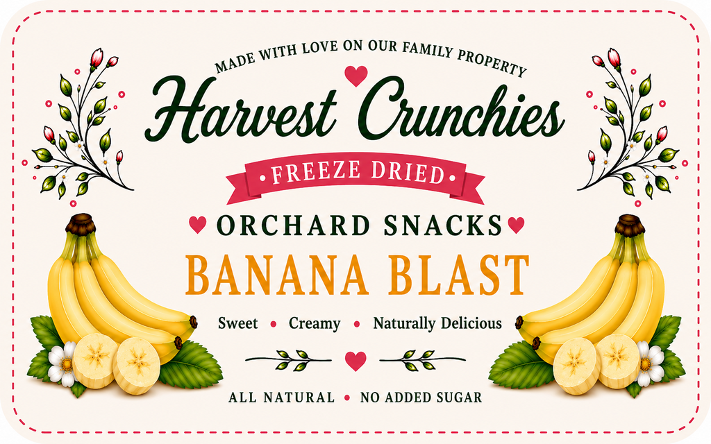 Banana Blast - Freeze-Dried Fruit Snack