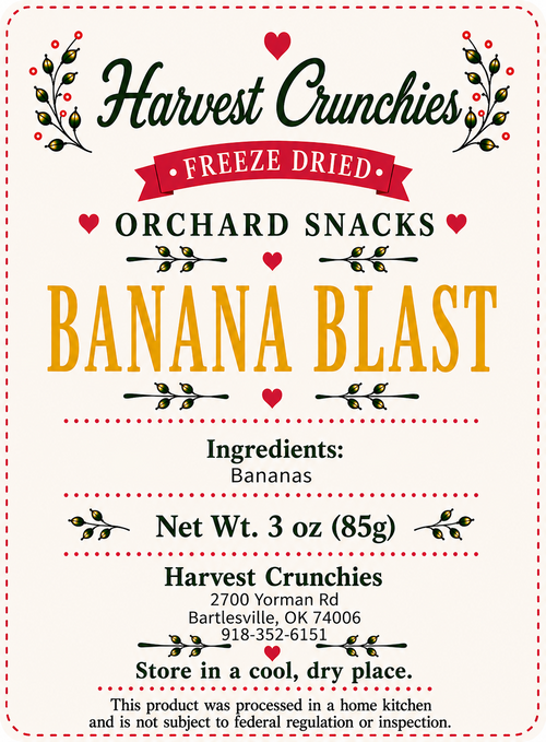 Banana Blast - Freeze-Dried Fruit Snack
