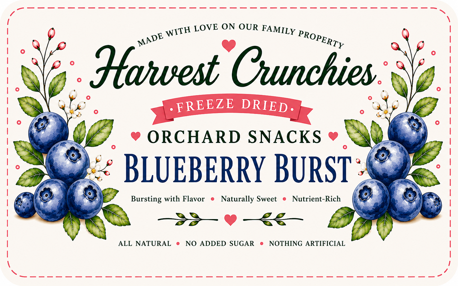 Blueberry Burst - Freeze-Dried Fruit Snack