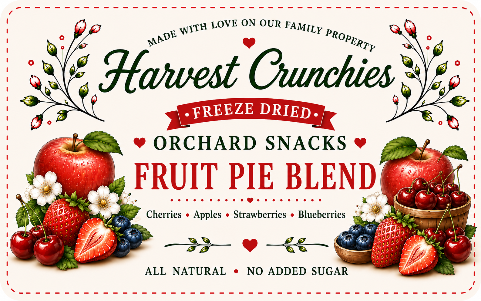 Fruit Pie Blend - Freeze-Dried Fruit Snack