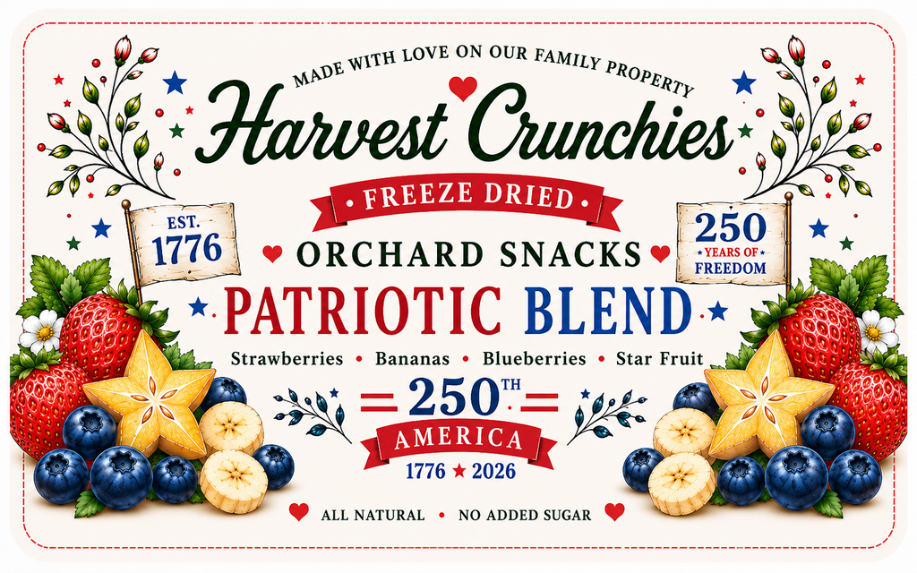 Patriotic Blend - Freeze-Dried Fruit Snack