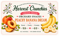 Peachy Banana Dream - Freeze-Dried Fruit Snack